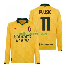 Maillot de Foot AC Milan Christian Pulisic 11 Troisième 2025-26 Manches Longues